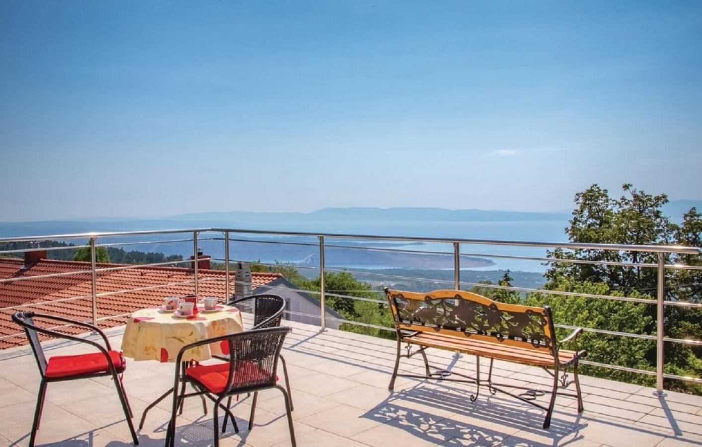 Apartment Jasna With Breathtaking Sea View, Terrace And Free Parking Hreljin Eksteriør bilde