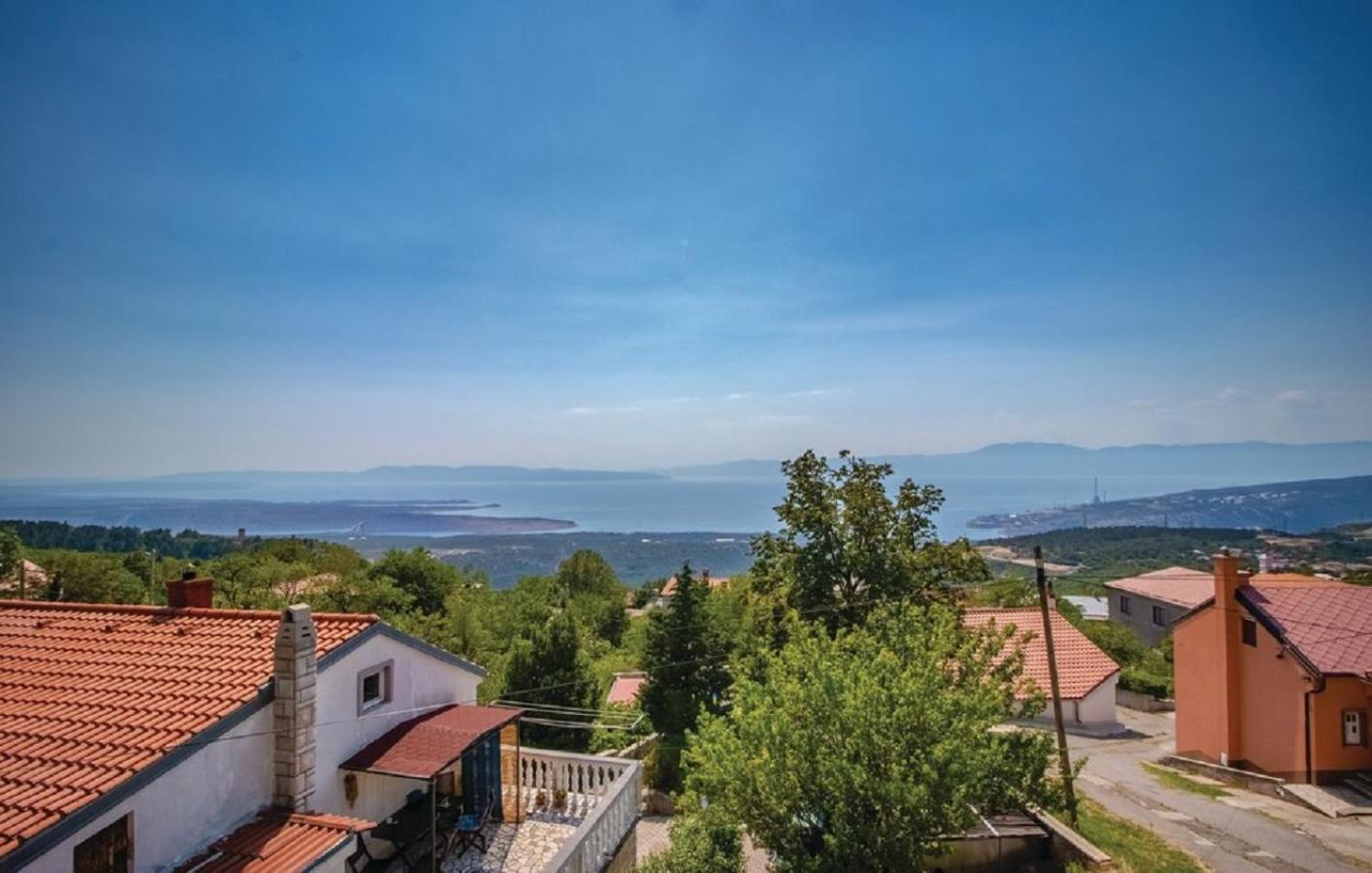Apartment Jasna With Breathtaking Sea View, Terrace And Free Parking Hreljin Eksteriør bilde
